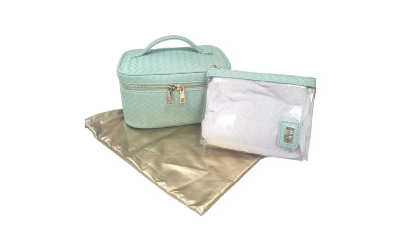 TRVL Luxe Train Woven Sea Glass