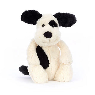 Bashful Rufferty Black & Cream Puppy Original stuffed animal by JellyCat