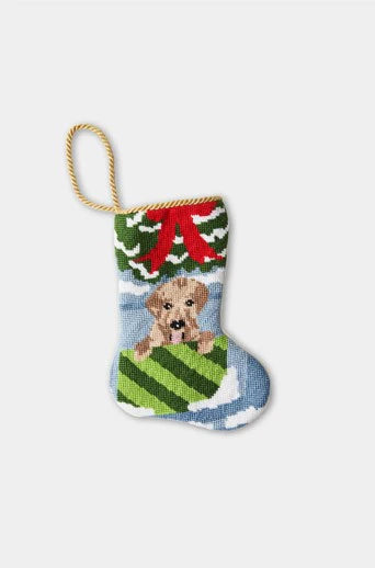 Bauble Stocking - Open for Joy (Puppy)