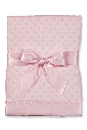 Minky Blanket - Pink - Personalization Available