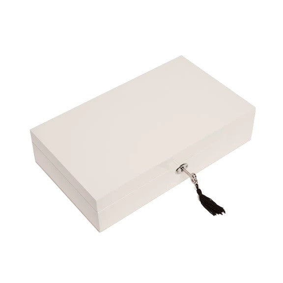 Personalized Small Jewelry Box - White