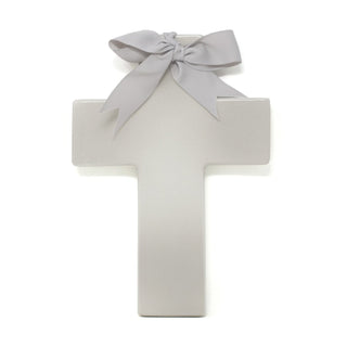Gray Ombre Cross - Personalization Included