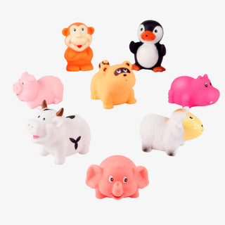 Animal Party Squirties Baby Bath Toys