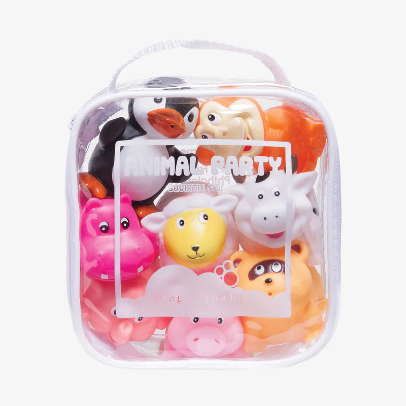 Animal Party Squirties Baby Bath Toys