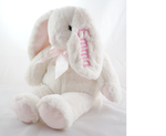 Pink Floppy Eared Bunny - Personalization Available