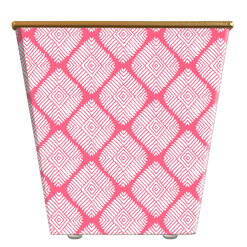 Diamond Fringe in Hot Pink Cachepot Candle