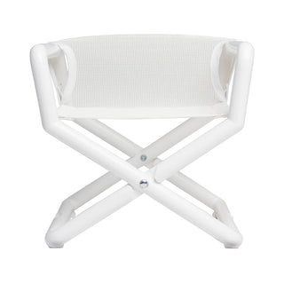 White Mesh Director Chair - Personalization Available