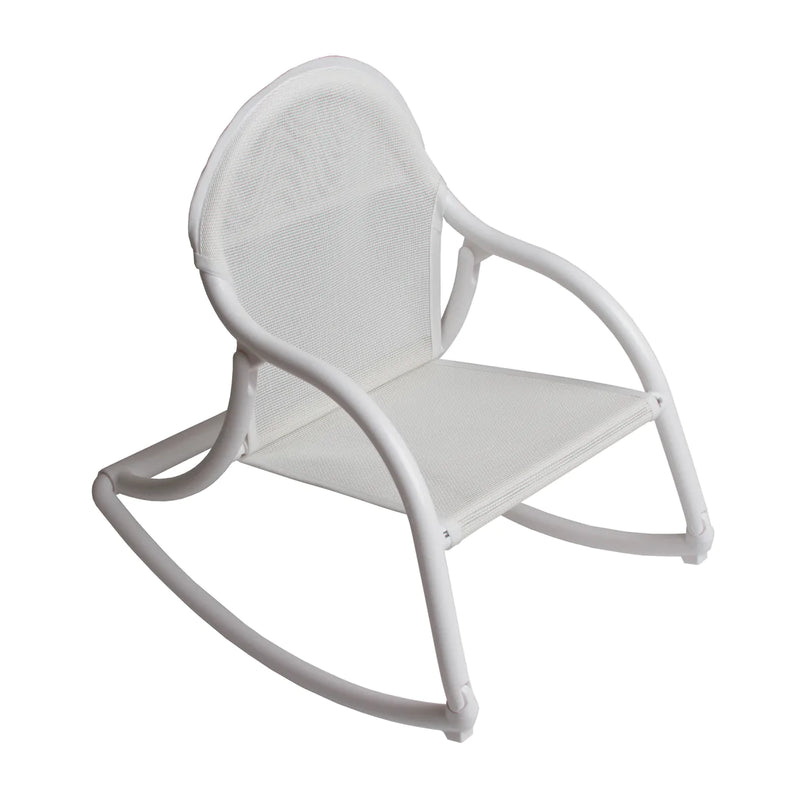Childs white rocking chair hot sale