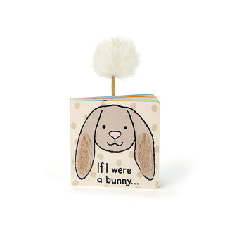 If I Were A Bunny Book with beige bunny by JellyCat