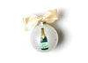 Just Engaged Champagne Pop Glass Ornament - Personalization Included