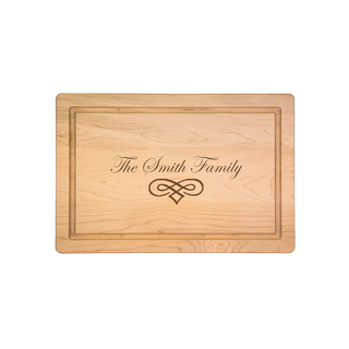 Maple Leaf at Home Personalized 18x12 Board