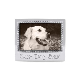 Best Dog Ever beaded 4x6 picture frame by Mariposa