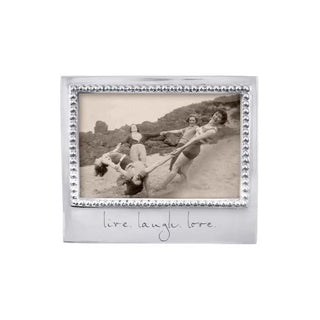 Live Laugh Love beaded 4x6 picture frame by Mariposa