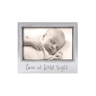Love at First Sight beaded 4x6 picture frame by Mariposa