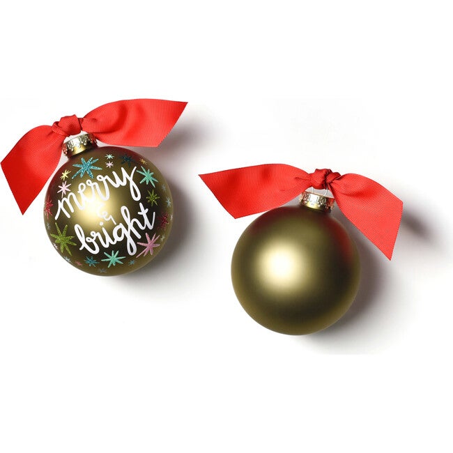 Merry & Bright Stars Ornament - Personalization Included