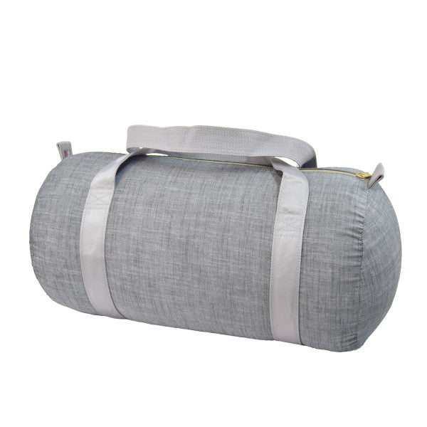 Grey Chambray Duffel (Personalization Included)