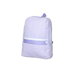 Lilac Seersucker Small Backpack (Personalization Included)
