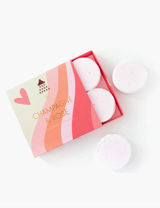 Champagne and Rose Shower Steamers by Musee