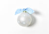 Blue Snowman My 1st Christmas Glass Ornament - Personalization Included