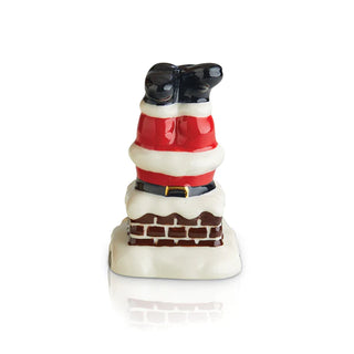 Nora Fleming Mini Down the Chimney (santa legs)