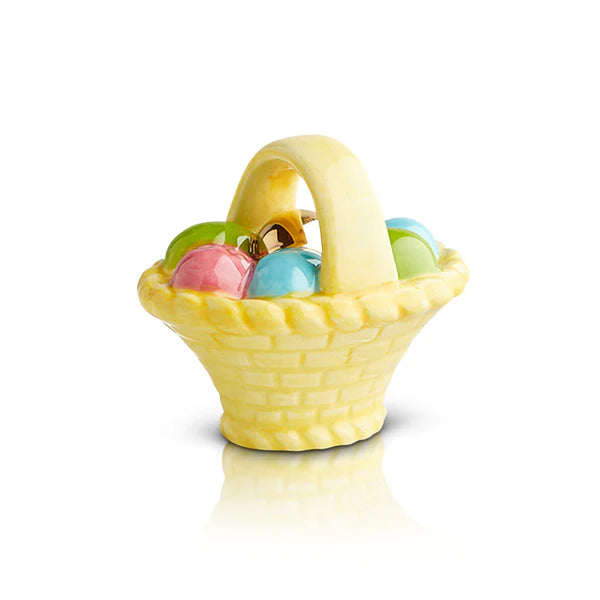 Nora Fleming Mini A Tisket, A Tasket (basket with eggs)