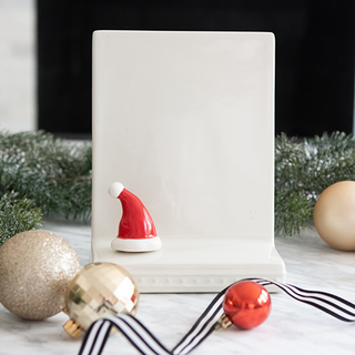 Nora Fleming Mini Santa Stops Here (santa hat)