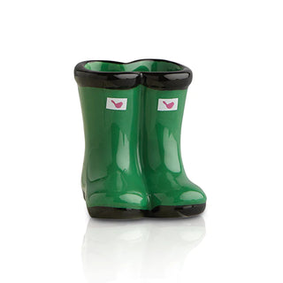 Nora Fleming Mini Jumpin' Puddles (green wellies)