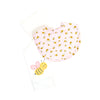 Pink Bee Box Set: Burp Pad & Bib (Personalization Included)