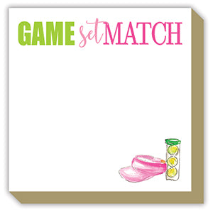 Game Set Match - Luxe Notepad