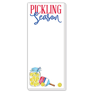 Pickling Season- Luxe Skinny Notepad