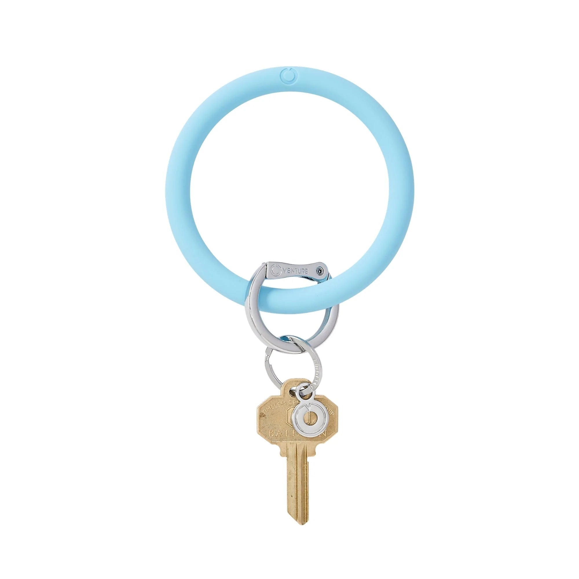 Sweet Caroline Blue Silicone Big O Key Ring J.A. Whitney