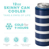 Swig Skinny Can Cooler - Nantucket Navy (Personalization Available)