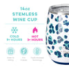 Swig 14 oz Stemless Wine Cup - Cool Cat (Personalization Available)