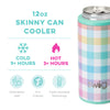 Swig Skinny Can Cooler - Pretty in Plaid
