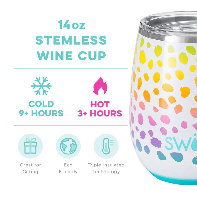 Swig 14 oz Stemless Wine Cup - Wild Child (Personalization Available)