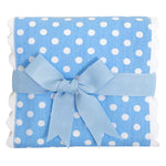 Blue Golf Fancy Fabric Burp (Personalization Included)