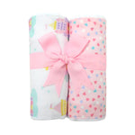 Princess Set of 2 Fabric Burps (Personalization Included)