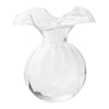 Clear Medium Hibiscus Glass Vase