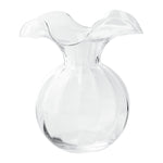 Clear Medium Hibiscus Glass Vase