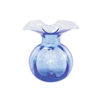 Cobalt Bud Hibiscus Glass Vase