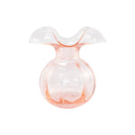 Pink Bud Hibiscus Glass Vase