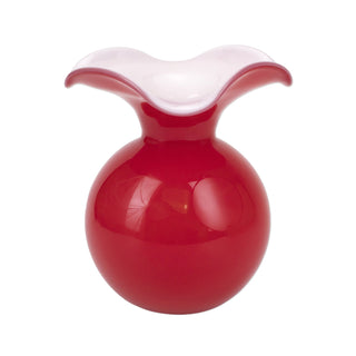 Red Medium Hibiscus Glass Vase - J.A. Whitney