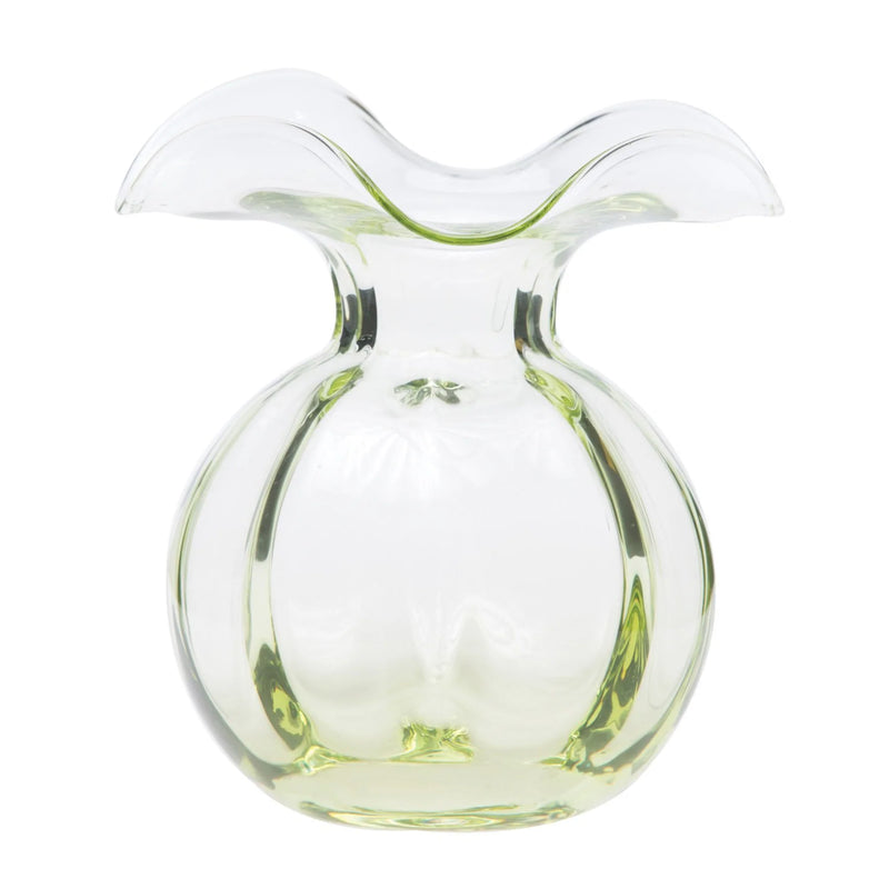 Green Medium Hibiscus Glass Vase