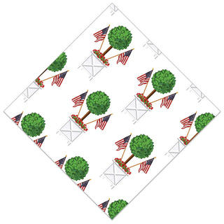 Patriotic Topiary Cocktail Napkins